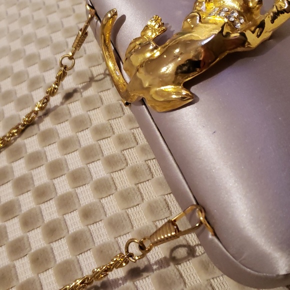 Grey Evening Bag for Repair - Picture 5 of 17